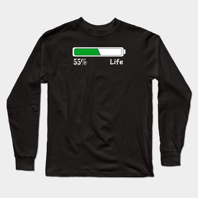 HEALTH BATTERY T-Shirt Long Sleeve T-Shirt by paynow24